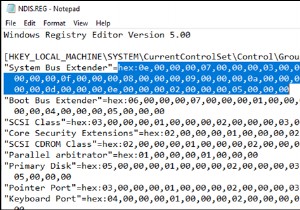 วิธีการ:REG เพิ่มค่ารีจิสทรี REG_BINARY