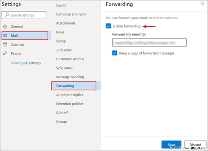 วิธีการส่งต่ออีเมล Outlook ไปยัง Gmail หรือในทางกลับกัน