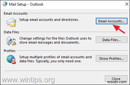 วิธีเปลี่ยนการตั้งค่าอีเมลใน Outlook 2019 หรือเวอร์ชันเก่ากว่า