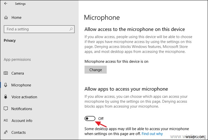วิธีปิดใช้งานหรือเปิดใช้งานไมโครโฟนใน Windows 10