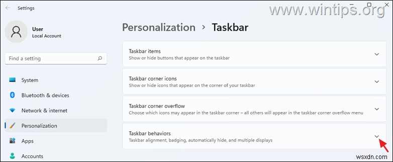 วิธีปรับแต่งทาสก์บาร์ใน Windows 11