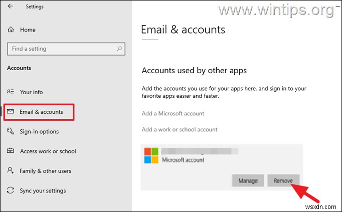 วิธีการเปลี่ยนบัญชี Microsoft เป็นบัญชีในเครื่องใน Windows 10