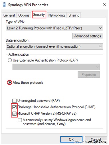 วิธีตั้งค่า Synology NAS เป็นเซิร์ฟเวอร์ VPN (L2TP) และวิธีเข้าถึงจากไคลเอนต์