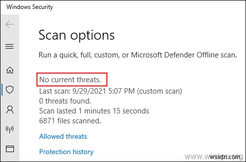 วิธีใช้ Windows Defender เพื่อสแกนโฟลเดอร์หรือไฟล์หรือระบบทั้งหมดของคุณสำหรับมัลแวร์