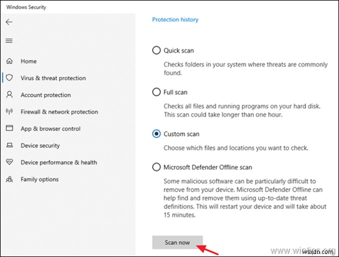 วิธีใช้ Windows Defender เพื่อสแกนโฟลเดอร์หรือไฟล์หรือระบบทั้งหมดของคุณสำหรับมัลแวร์