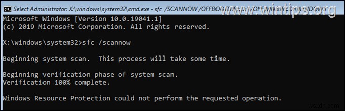 การแก้ไข:การป้องกันทรัพยากรของ Windows ไม่สามารถดำเนินการตามที่ร้องขอในคำสั่ง SFC /SCANNOW (แก้ไขแล้ว)