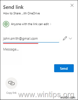 วิธีแชร์ไฟล์ OneDrive กับผู้อื่น