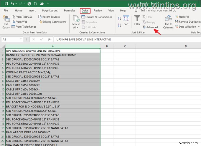 วิธีค้นหาและลบรายการที่ซ้ำกันใน Excel