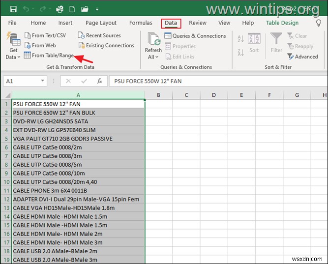 วิธีค้นหาและลบรายการที่ซ้ำกันใน Excel