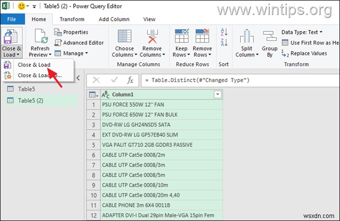 วิธีค้นหาและลบรายการที่ซ้ำกันใน Excel