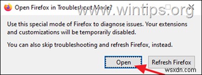 แก้ไขการใช้งาน CPU สูงของ Firefox ใน Windows 10/11