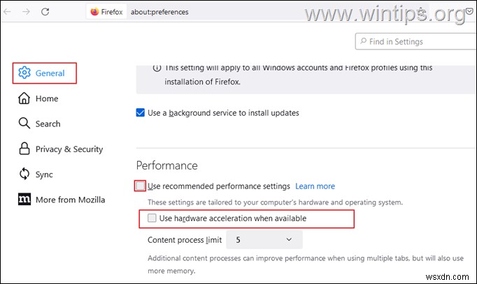 แก้ไขการใช้งาน CPU สูงของ Firefox ใน Windows 10/11