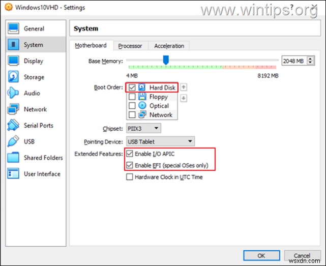 VirtualBox ไม่พบสื่อที่สามารถบู๊ตได้! ระบบหยุดทำงาน. (แก้ไขแล้ว)