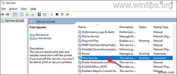 แก้ไข:Print Spooler Service ไม่ทำงานใน Windows 10/11