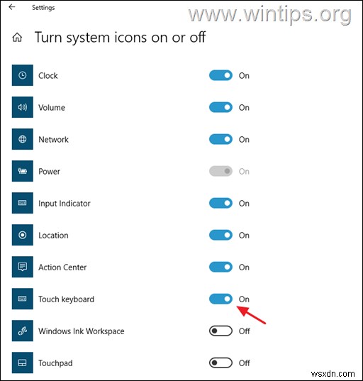 วิธีเปิดใช้งาน-ปิดใช้งานแป้นพิมพ์บนหน้าจอใน Windows 10