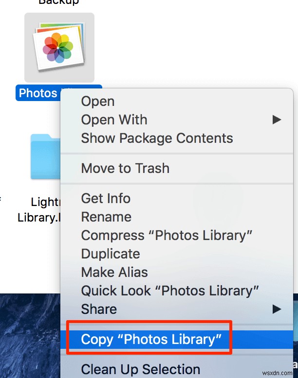 Apple Photos เก็บไว้ที่ไหน