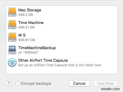 สำรองข้อมูล Mac ของคุณโดยใช้ Time Machine