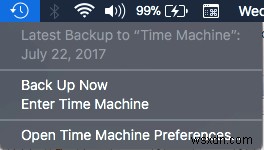 สำรองข้อมูล Mac ของคุณโดยใช้ Time Machine
