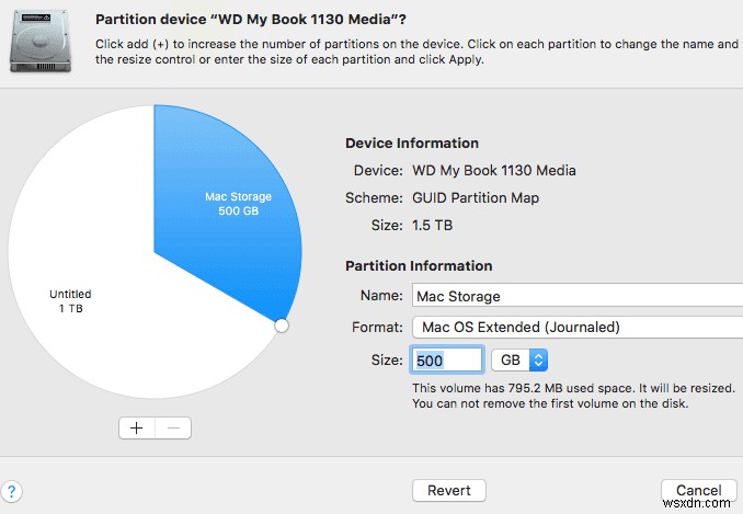 วิธีแบ่งพาร์ติชันฮาร์ดไดรฟ์ภายนอกหรือภายในใน OS X