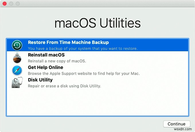 วิธีการดาวน์เกรด macOS