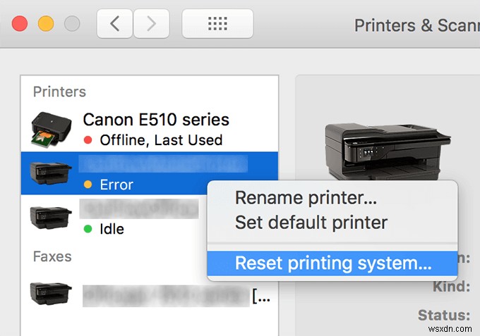 วิธีการพิมพ์ขาวดำบน Mac