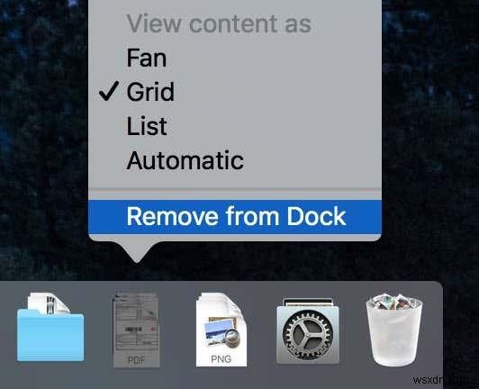 วิธีเข้าถึงรายการล่าสุดจาก MacOS Dock