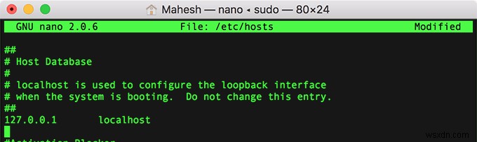 วิธีแก้ไขไฟล์โฮสต์บน Mac