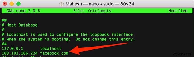 วิธีแก้ไขไฟล์โฮสต์บน Mac