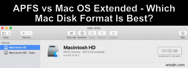 APFS เทียบกับ Mac OS Extended – รูปแบบดิสก์ Mac ใดดีที่สุด