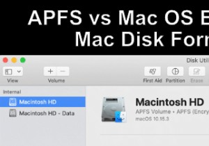 APFS เทียบกับ Mac OS Extended – รูปแบบดิสก์ Mac ใดดีที่สุด