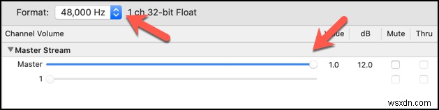 ใช้อินพุตเสียงแบบ Line In บน Mac