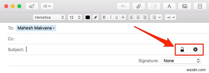 วิธีการส่งอีเมลที่เข้ารหัสจาก Mac ของคุณ