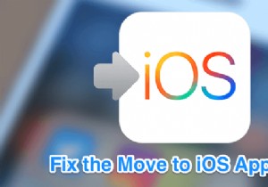 วิธีแก้ไข  ย้ายไปยัง iOS ไม่ทำงาน 