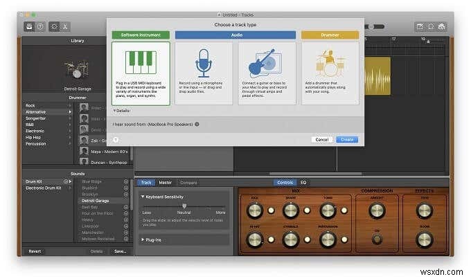 วิธีใช้ GarageBand ของ Apple