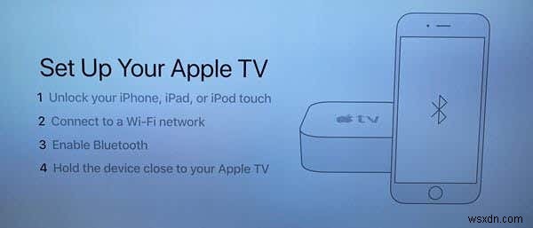 วิธีตั้งค่า Apple TV 4K เป็นครั้งแรก