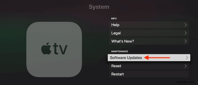 วิธีอัปเดต tvOS บน Apple TV