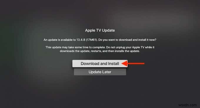 วิธีอัปเดต tvOS บน Apple TV