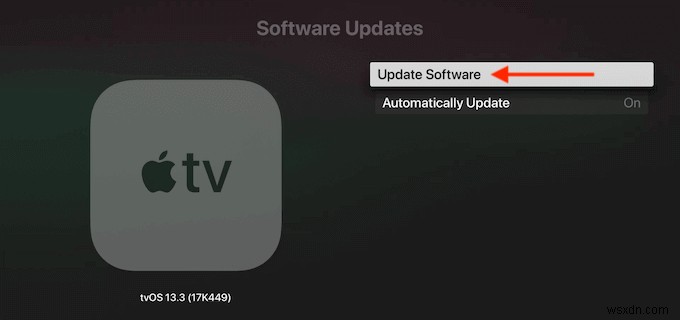 วิธีอัปเดต tvOS บน Apple TV