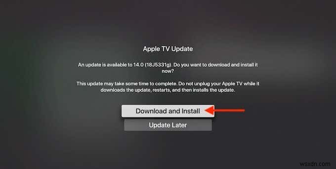 วิธีอัปเดต tvOS บน Apple TV