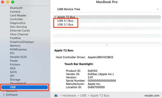 วิธีค้นหาความเร็วของพอร์ต USB-C ทั้งหมดบน Mac ของคุณ