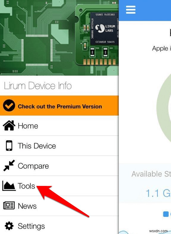 การตรวจสอบ RAM, CPU และการใช้งานแบตเตอรี่บน iPhone ของคุณ