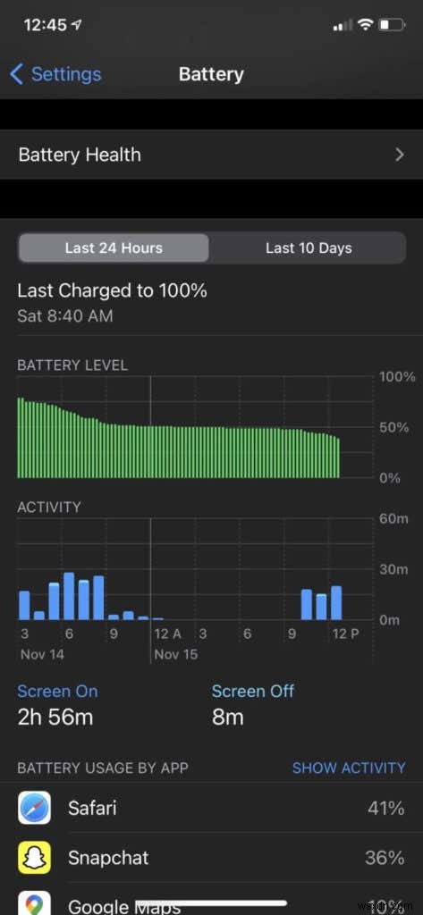 6 แอปที่ดีที่สุดในการแสดงเปอร์เซ็นต์แบตเตอรี่ของ iPhone