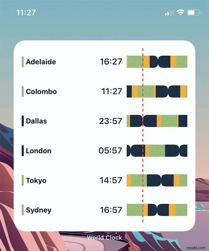 10 วิดเจ็ตนาฬิกาที่ดีที่สุดสำหรับหน้าจอหลักของ iPhone