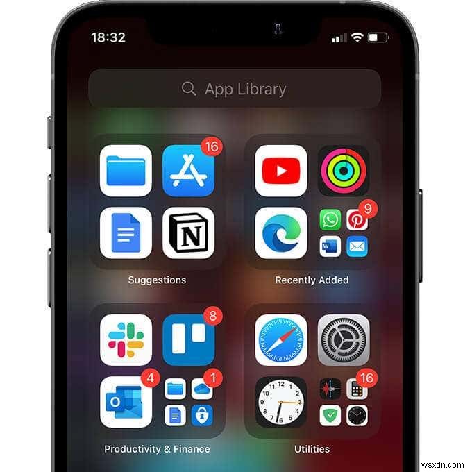 แอพที่ดาวน์โหลดของ iPhone หายไป? ตรวจสอบ App Library 