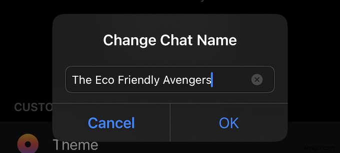 วิธีตั้งชื่อที่กำหนดเองสำหรับแชทกลุ่ม/ส่งข้อความบน iPhone