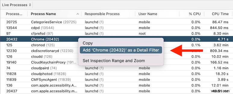 วิธีดูรายการกระบวนการที่ทำงานบน iPhone หรือ iPad