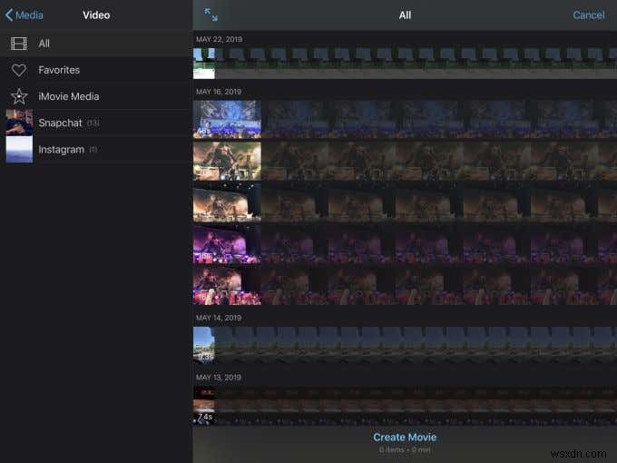 วิธีใช้ iMovie บน iPad