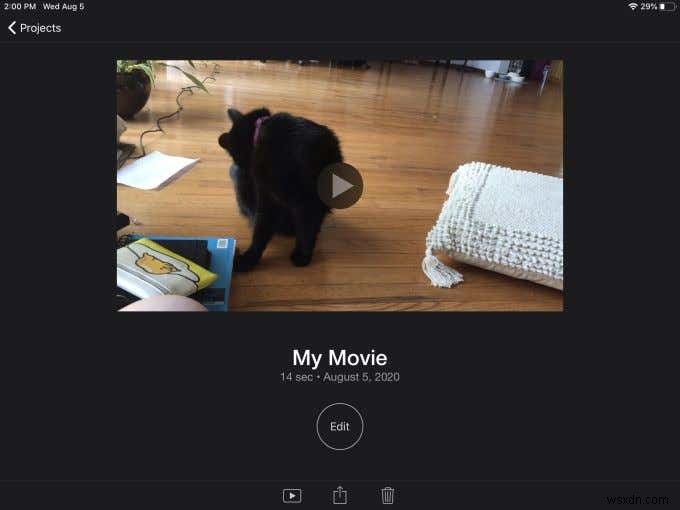 วิธีใช้ iMovie บน iPad