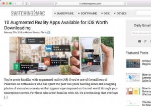 บันทึกเว็บเพจ Safari ไปยังหน้าจอหลักของ iPhone/iPad