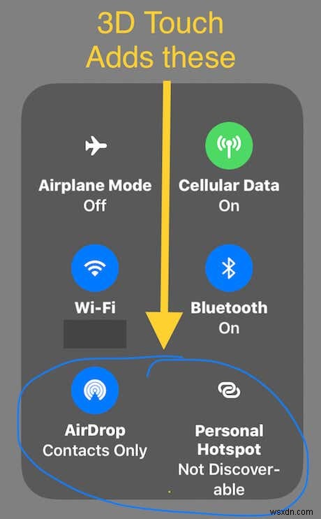 ทางลัด iOS:การใช้ 3D Touch ในศูนย์ควบคุม